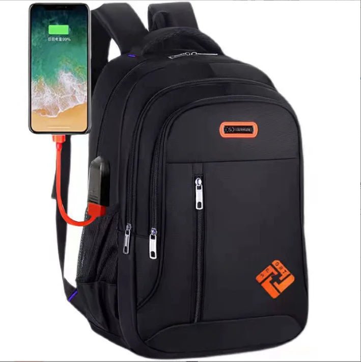 Foldable Hot Selling Large Capacity Waterproof School Travel Backpacks USB Business Laptop Bags With Logo - Zeprah