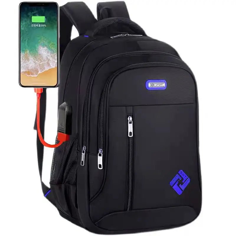 Foldable Hot Selling Large Capacity Waterproof School Travel Backpacks USB Business Laptop Bags With Logo - Zeprah