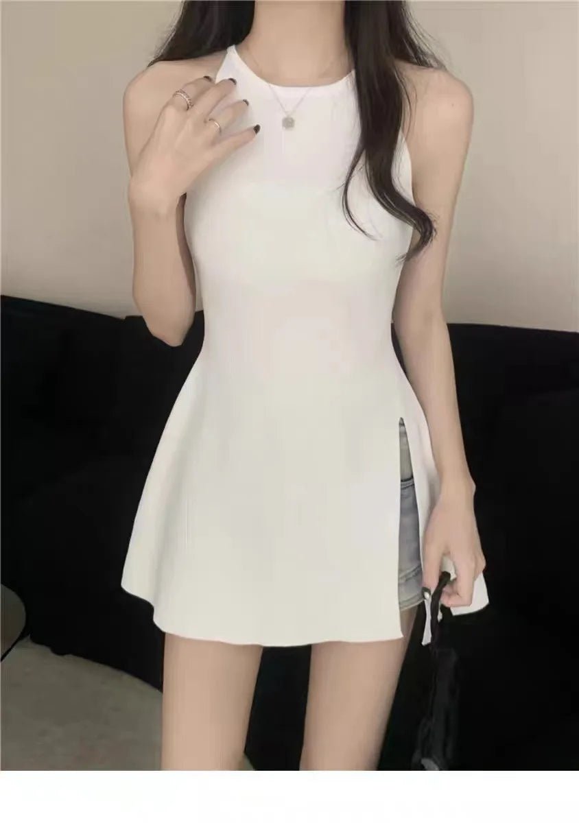 Going Out Sleeveless Casual Women's Tanks Camis Halter Top Basic tank Top - Zeprah