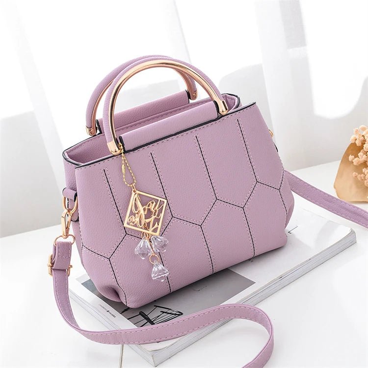 Grey Color Female Cheap Unique Cute Letter Handbags New Arrival Ladies Shoulder Hand Bags - Zeprah