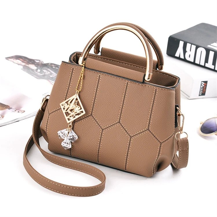 Grey Color Female Cheap Unique Cute Letter Handbags New Arrival Ladies Shoulder Hand Bags - Zeprah