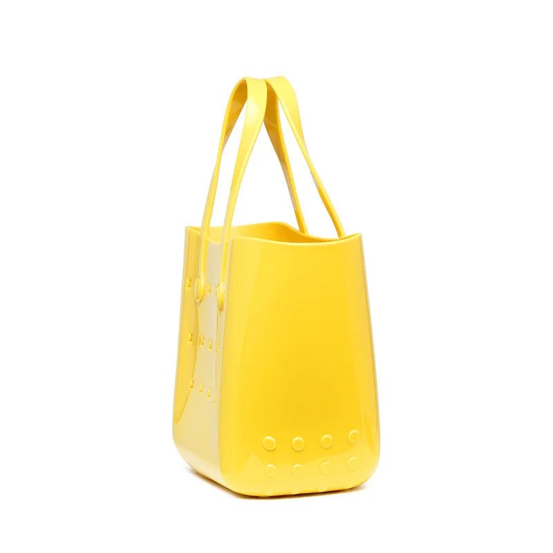 Handbag High - End Women's Jelly Beach Toiletry Bag Open Closure Casual Cut DIY Vegetable Basket Large Capacity Polyester - Zeprah