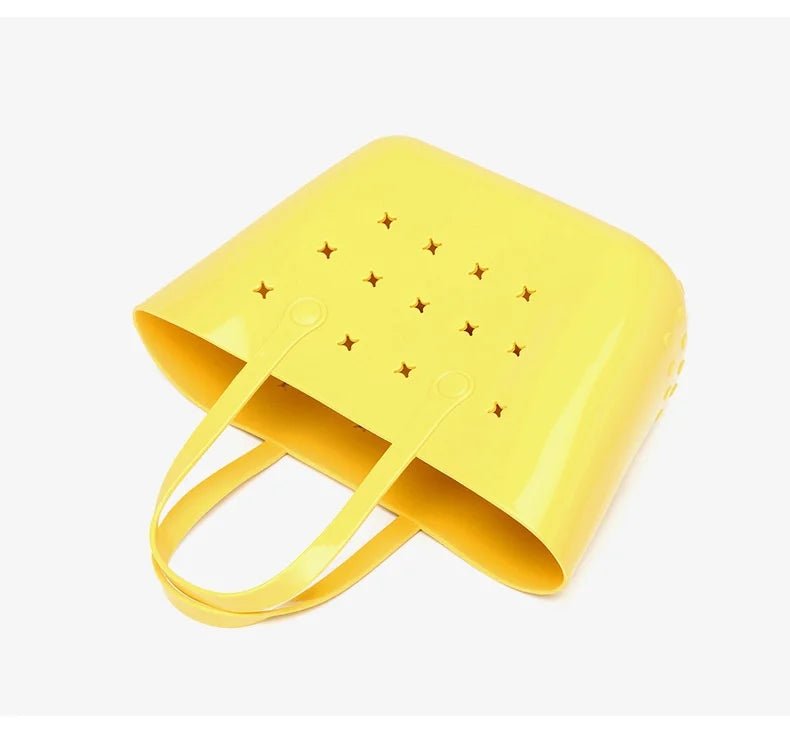Handbag High - End Women's Jelly Beach Toiletry Bag Open Closure Casual Cut DIY Vegetable Basket Large Capacity Polyester - Zeprah
