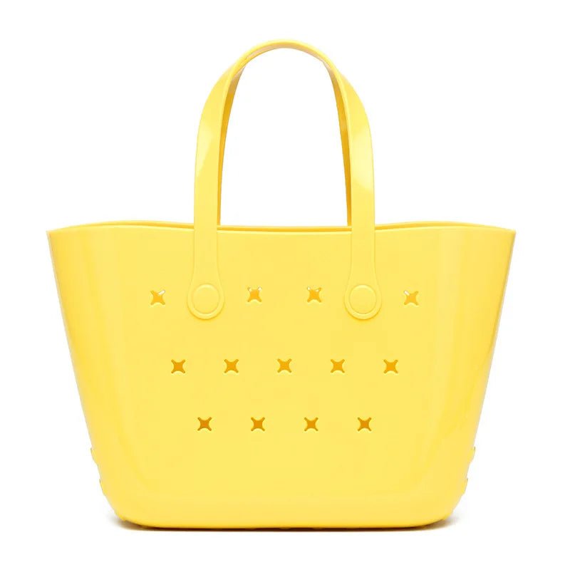 Handbag High - End Women's Jelly Beach Toiletry Bag Open Closure Casual Cut DIY Vegetable Basket Large Capacity Polyester - Zeprah