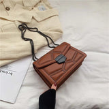Handbags Fashion Lock Shoulder Messenger Bags Carving Machine Routerll Chains Tote Bag New Polyester - Zeprah