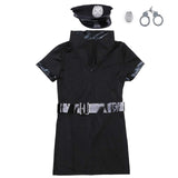 Hat Handcuffs Badge Sexy Uniform Temptation Role Play Policewoman Uniform Suit - Zeprah