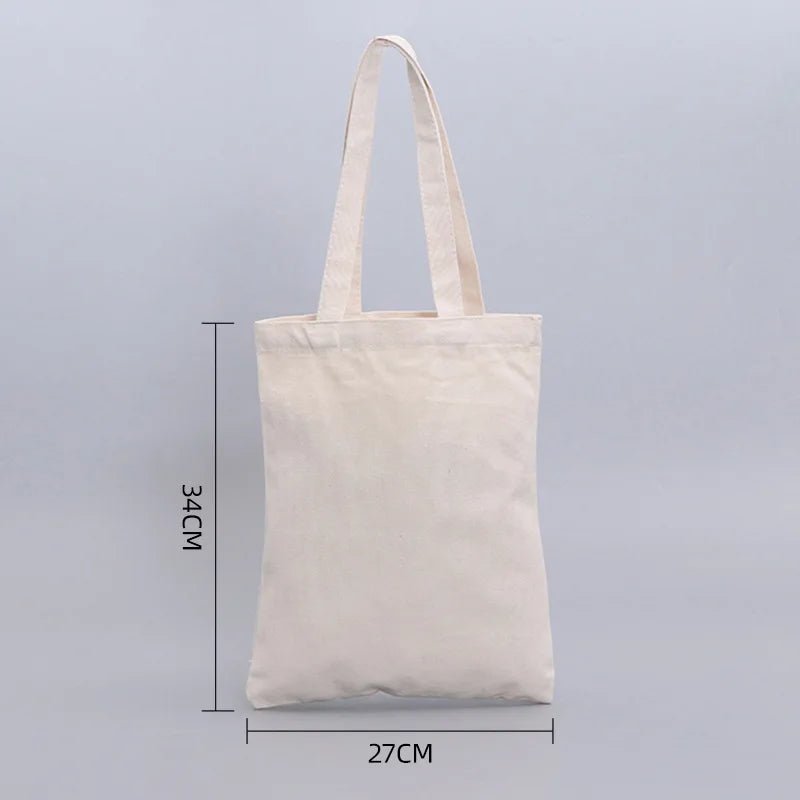 High Quality Blank Natural Cotton Canvas Shopping Tote Bag - Zeprah