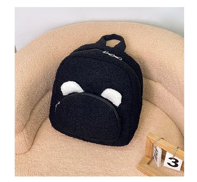 High Quality Sanrioed Cartoon Plush School Bag Plush Fashion Backpack Melody Children's Backpack - Zeprah