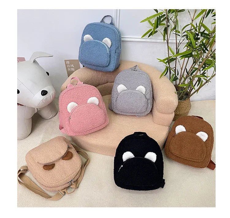 High Quality Sanrioed Cartoon Plush School Bag Plush Fashion Backpack Melody Children's Backpack - Zeprah