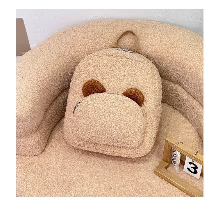 High Quality Sanrioed Cartoon Plush School Bag Plush Fashion Backpack Melody Children's Backpack - Zeprah