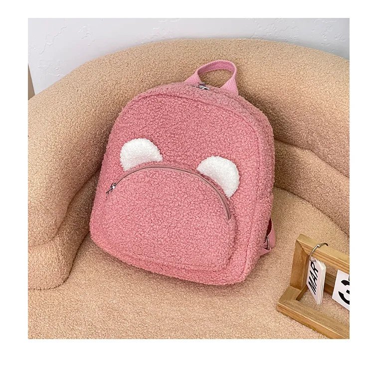 High Quality Sanrioed Cartoon Plush School Bag Plush Fashion Backpack Melody Children's Backpack - Zeprah
