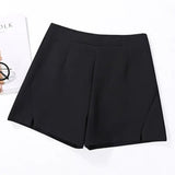 High Waist Casual Wide - leg Shorts Versatile Shorts Plus Size A - string - Zeprah