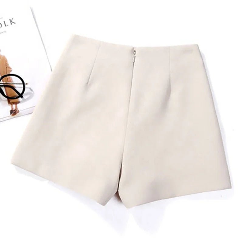 High Waist Casual Wide - leg Shorts Versatile Shorts Plus Size A - string - Zeprah