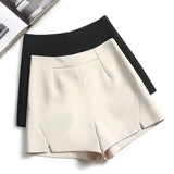High Waist Casual Wide - leg Shorts Versatile Shorts Plus Size A - string - Zeprah