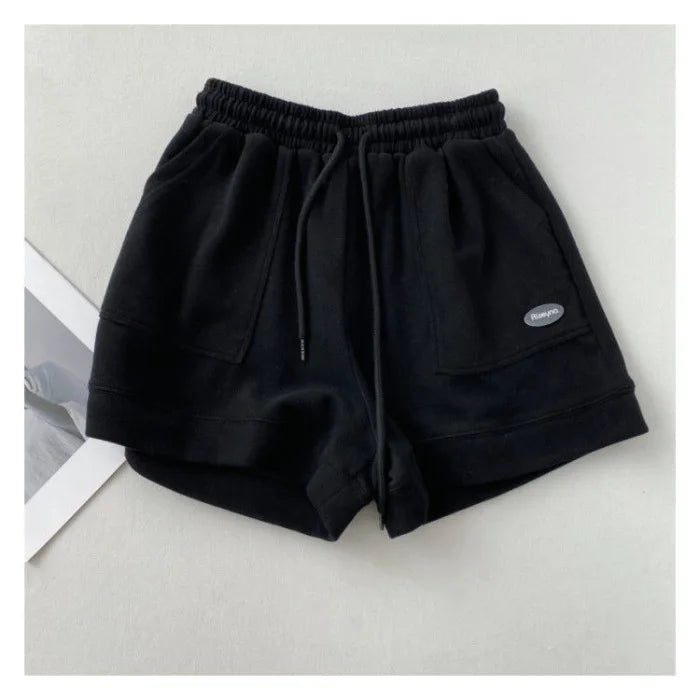 High Waist Shorts Loose - fit Girl Shorts Drawstring Casual Sports Shorts - Zeprah