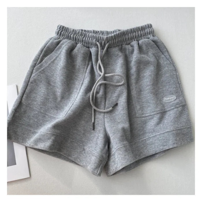 High Waist Shorts Loose - fit Girl Shorts Drawstring Casual Sports Shorts - Zeprah