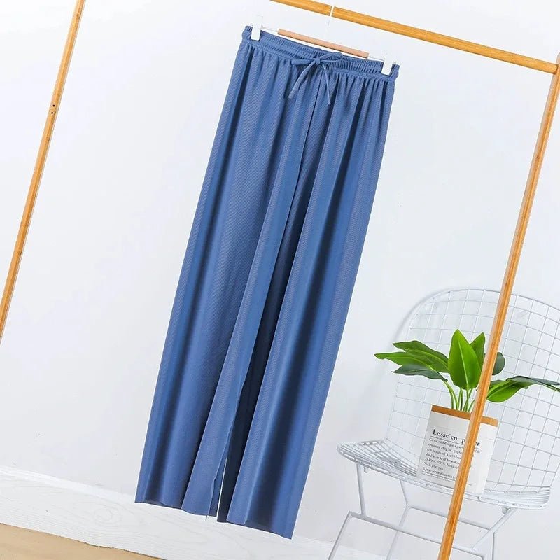 High - waisted Straight - Leg Trousers Casual Comfortable Trousers Versatile Slacks - Zeprah