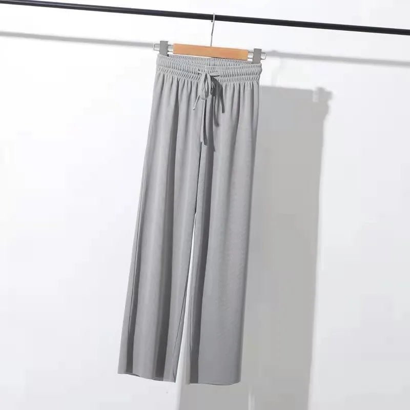 High - waisted Straight - Leg Trousers Casual Comfortable Trousers Versatile Slacks - Zeprah