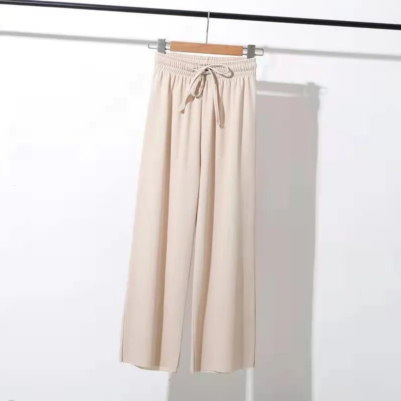High - waisted Straight - Leg Trousers Casual Comfortable Trousers Versatile Slacks - Zeprah