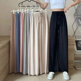 High - waisted Straight - Leg Trousers Casual Comfortable Trousers Versatile Slacks - Zeprah