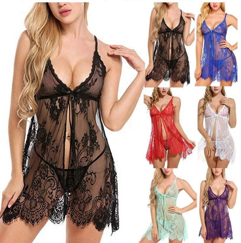 Hollow Out Sexy Underwear Sexy Lace Open Lingerie Sexy Womens Sexy Underwear - Zeprah