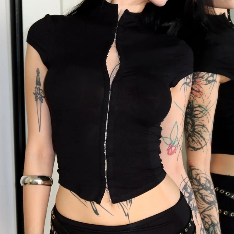 Hook Closure High Stretch Turtleneck Top Womens Athleisure Slim Fit Solid Color Summer Knitted Eco - Friendly Breathable Workout - Zeprah