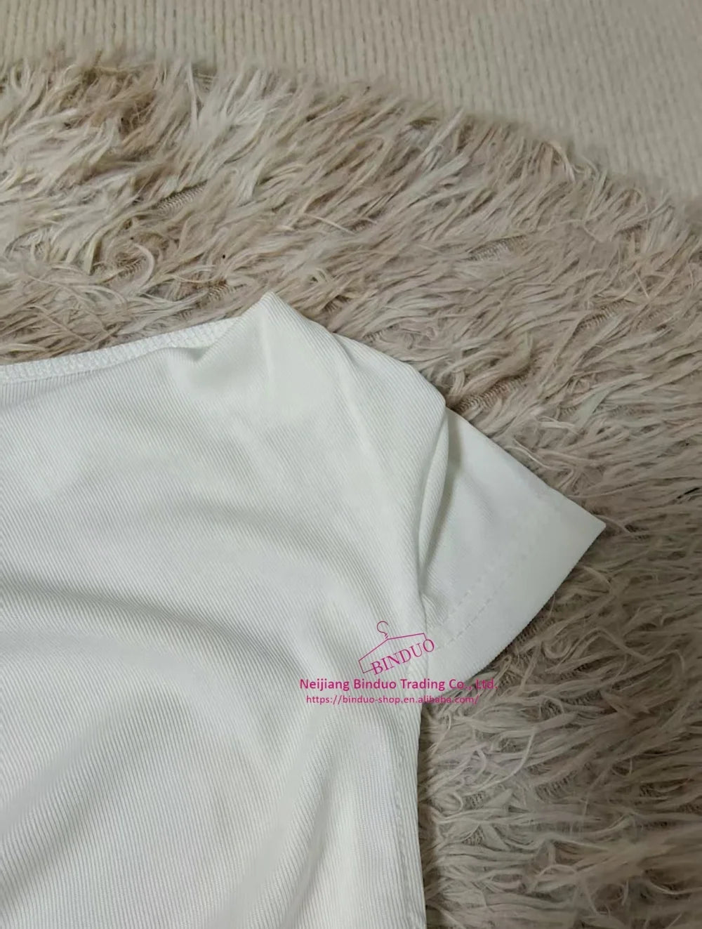 Hot Girl Style Women's T-shirts Versatile Printed T-shirt Shoulder Baring Women's Clothing - Zeprah