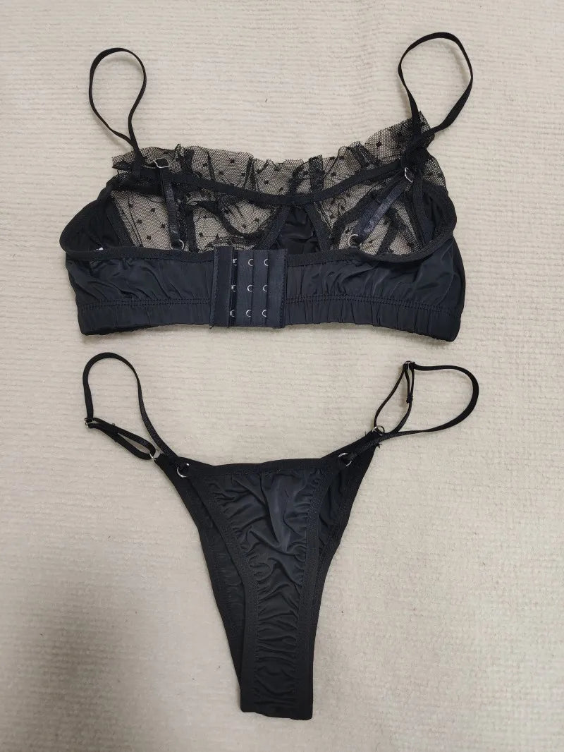 Hot Sexy Spicy Bennett Nightwear Bra & Brief Sets Women Female Lingerie - Zeprah