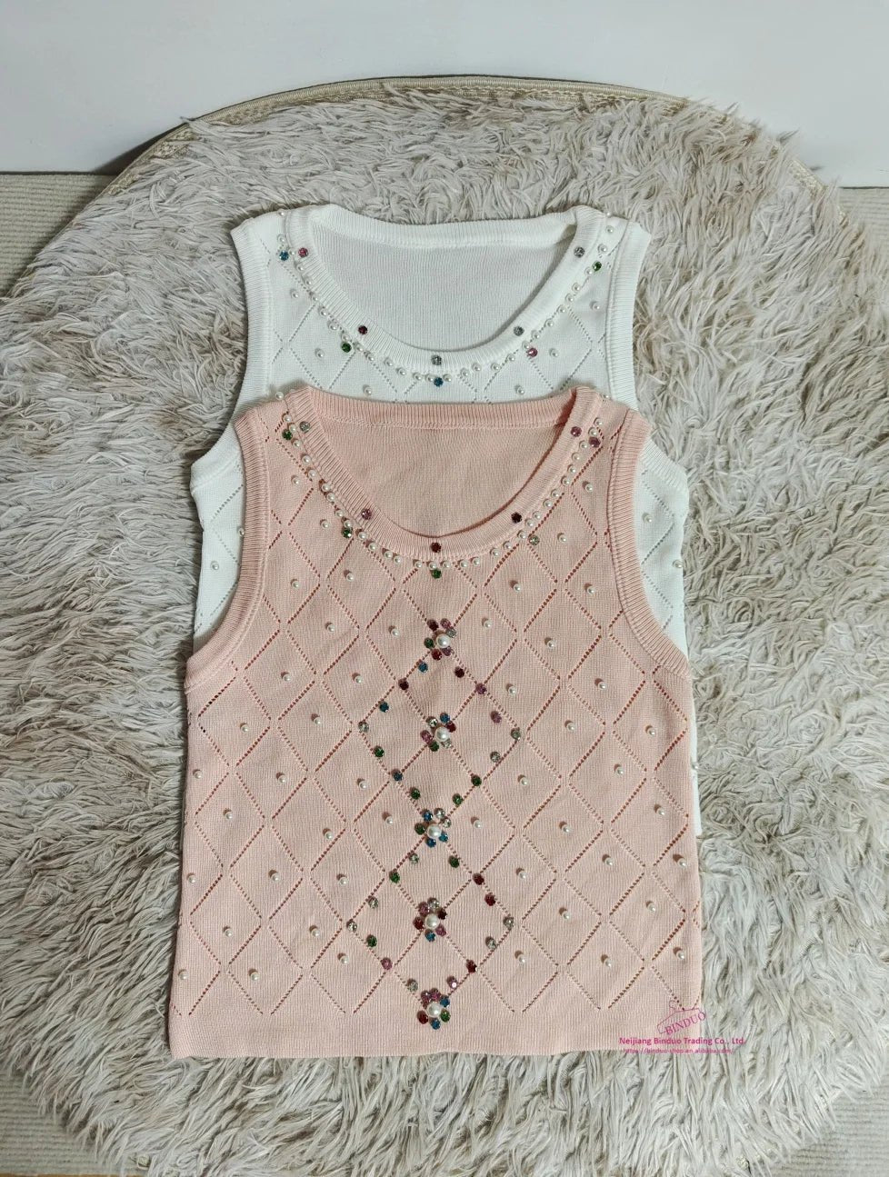 Ice Silk Cropped Top Slim - fit Sleeveless Tops Colorful Women's Tanks Camis - Zeprah