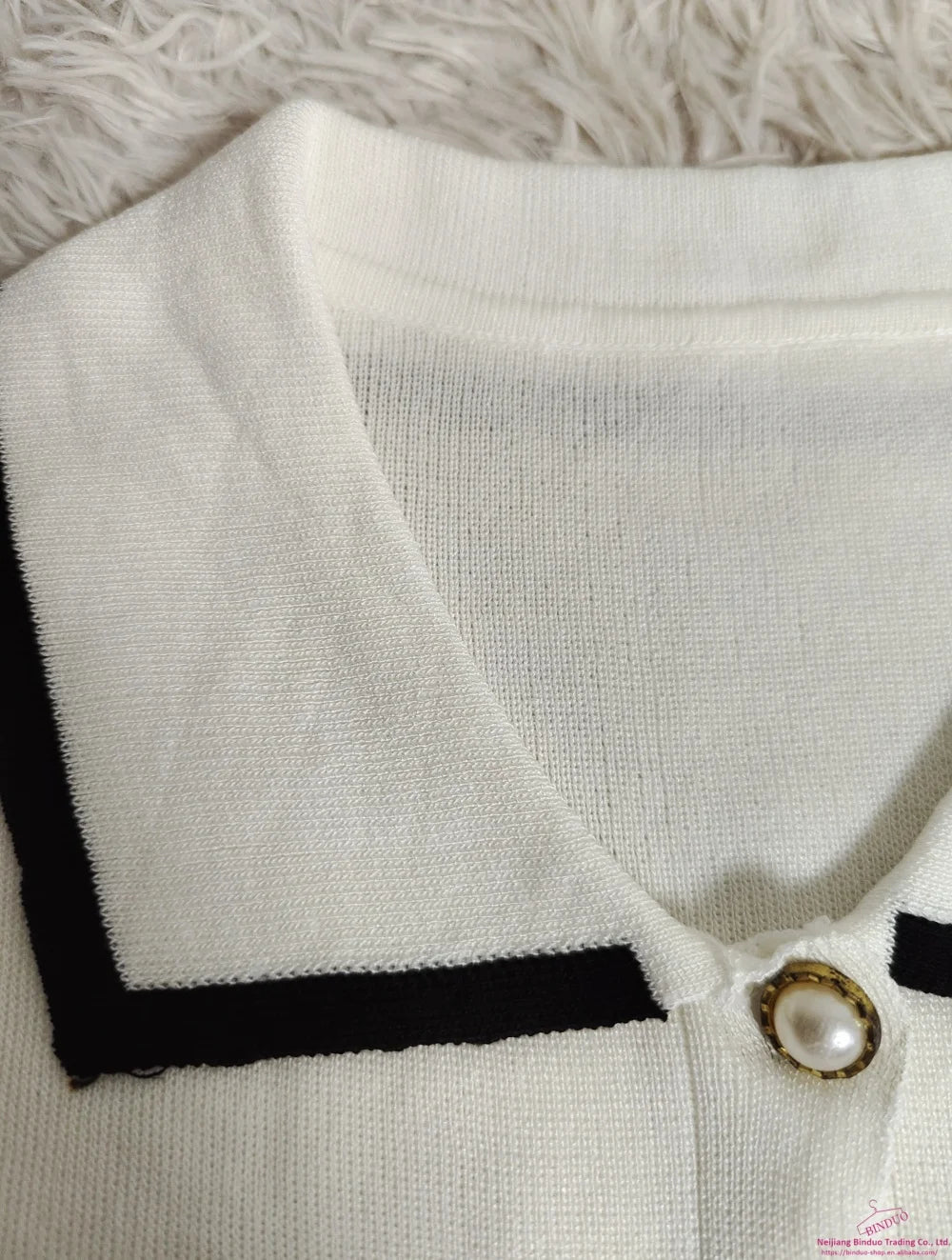 Ice Silk Short Knit Cardigan Short Sleeve Ice Silk Polo Shirt Knitted Short - sleeved Blouse - Zeprah