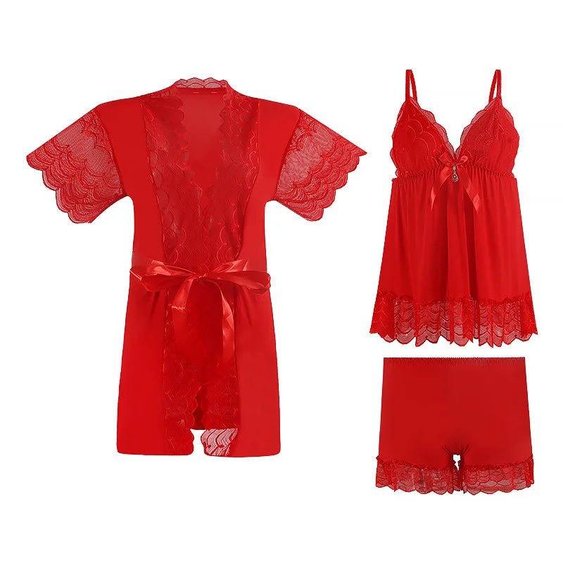Innocent - Seductive Style Homewear Seductive Fashionable Robes Women Popular Pajamas - Zeprah