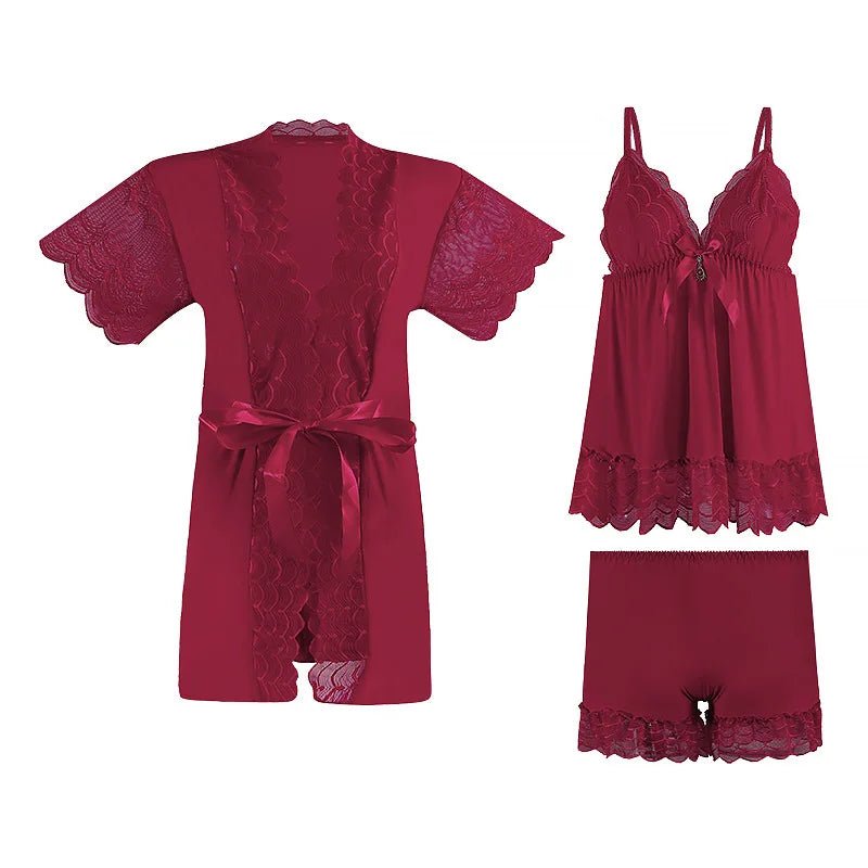 Innocent - Seductive Style Homewear Seductive Fashionable Robes Women Popular Pajamas - Zeprah