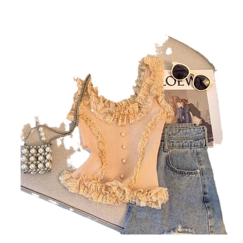 Innocent - Seductive Style Women's Tanks Camis Lace up Slim - fit Halter Hot Girl Style Top Women Tank Top - Zeprah