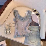 Innocent - Seductive Style Women's Tanks Camis Lace up Slim - fit Halter Hot Girl Style Top Women Tank Top - Zeprah