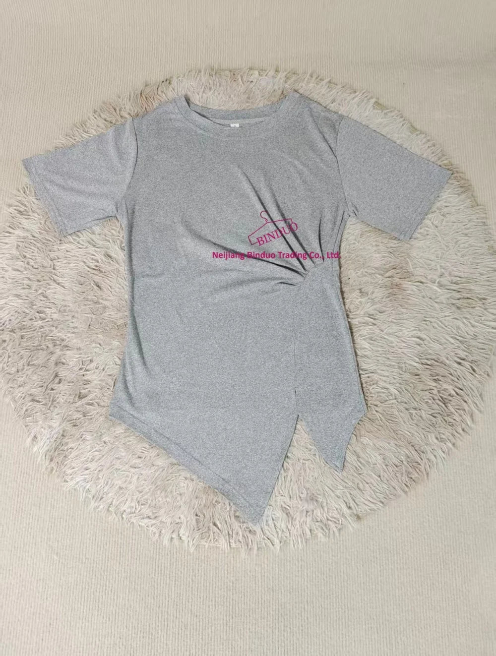 Irregular T-shirt Women's 2025 Summer New Korean - style Tight High Waist T-shirt Women's T-shirts - Zeprah