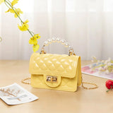 Jelly Crossbody Handbag for Kids Little Girl Purses with Zipper Closure and Handbags Bolsas - Zeprah