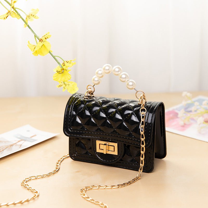 Jelly Crossbody Handbag for Kids Little Girl Purses with Zipper Closure and Handbags Bolsas - Zeprah