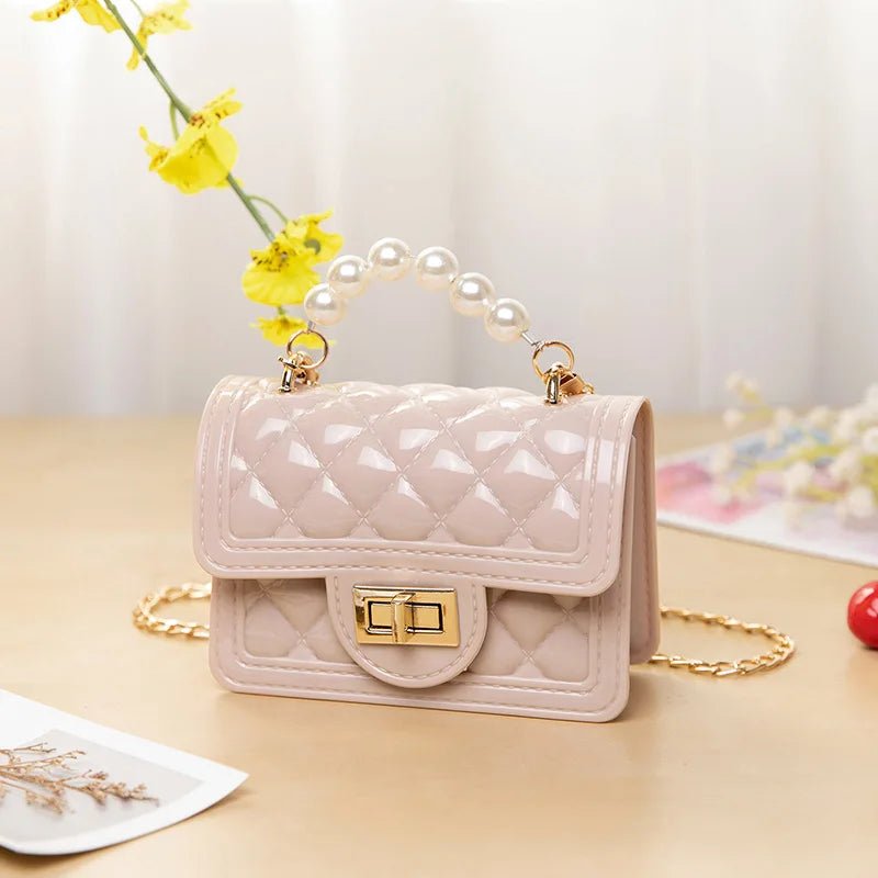 Jelly Crossbody Handbag for Kids Little Girl Purses with Zipper Closure and Handbags Bolsas - Zeprah