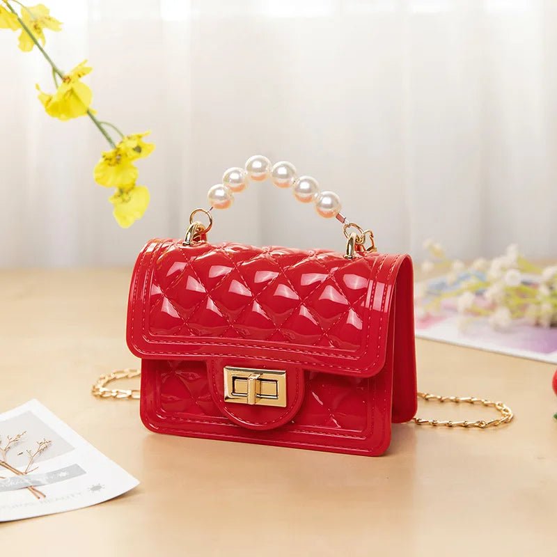 Jelly Crossbody Handbag for Kids Little Girl Purses with Zipper Closure and Handbags Bolsas - Zeprah