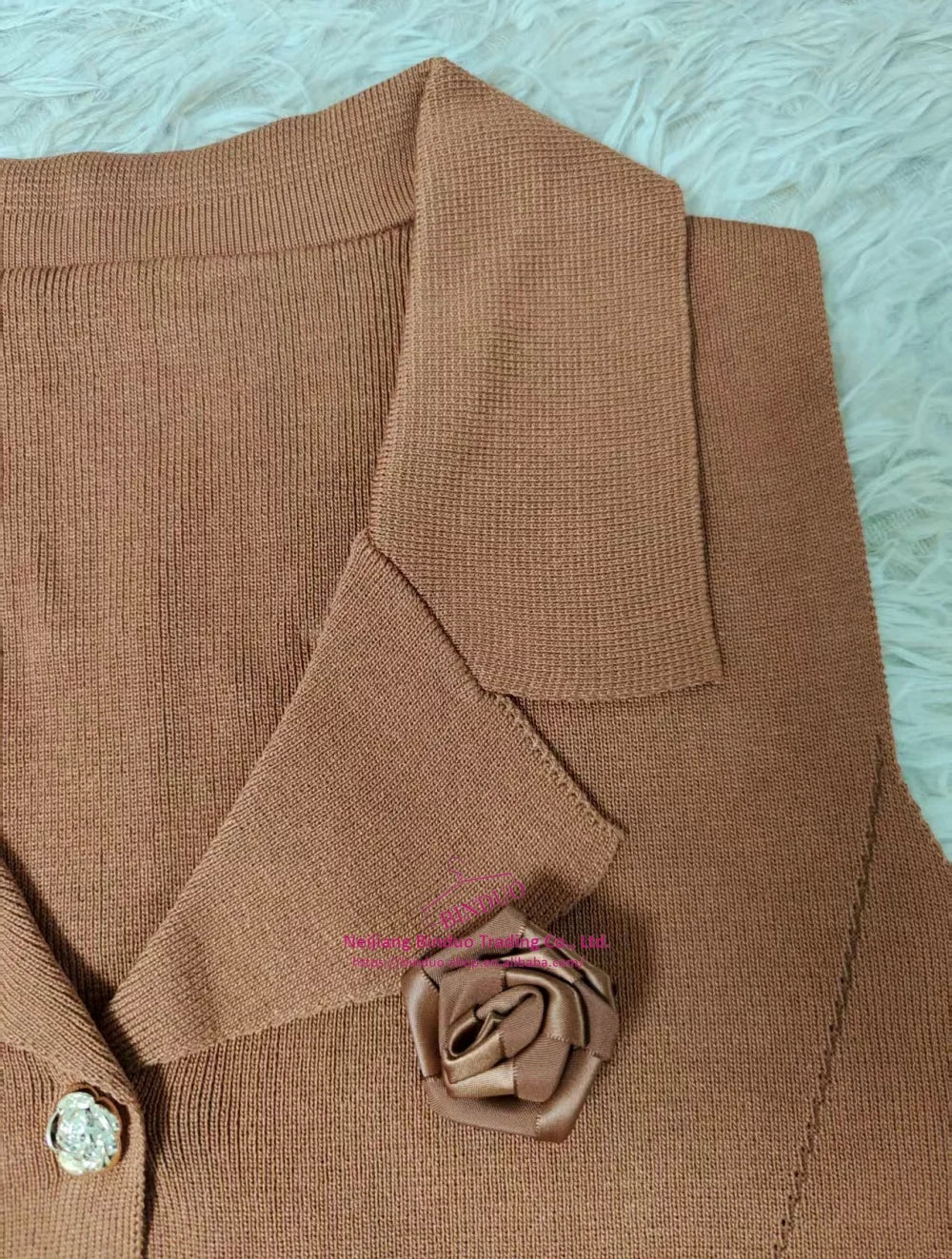 Knitted Flower Women's Camisole Solid Colour Breathable Simple Crop Top Women's Knitting tank Top - Zeprah