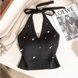 Knitted tank Top Popular Women's Tanks Camis Modern Going Out Tops - Zeprah