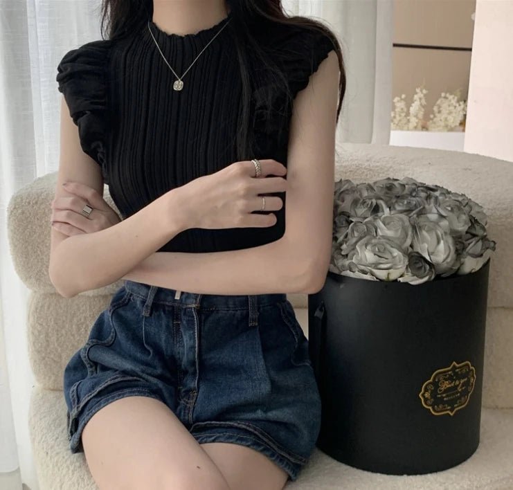 Knitted Workout Spaghetti Strap Tanks Camis Going Out Tops Women's Tanks Camis - Zeprah