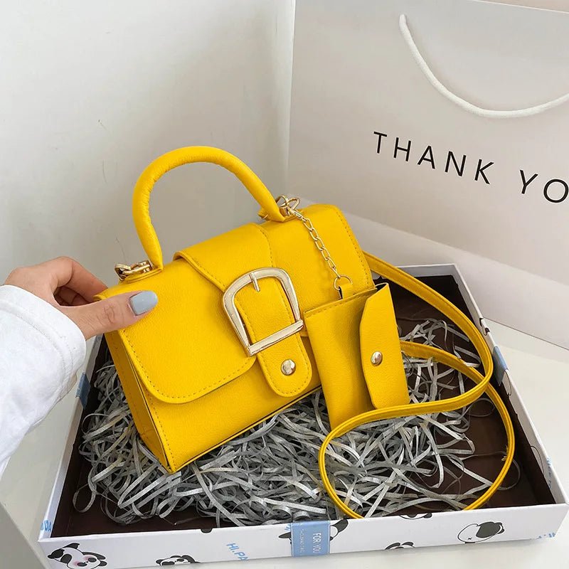 Korean Fashion Ladies Hand Bags Women Shoulder Sling Chain Purse Luxury Lock Handbag for Women - Zeprah