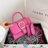 Korean Fashion Ladies Hand Bags Women Shoulder Sling Chain Purse Luxury Lock Handbag for Women - Zeprah