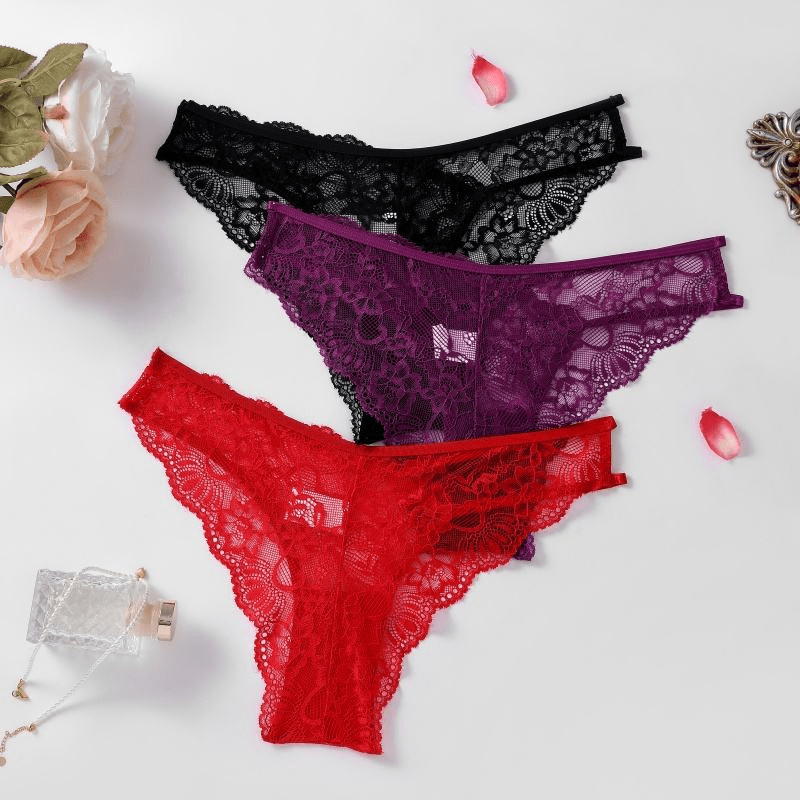 Lace Cut - Out Strappy Thong – Seductive Style - Zeprah