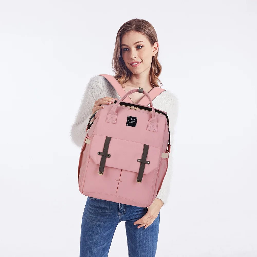 Large Baby Diaper Backpack Carrier Bag with Bassinet Folding Bed Nappy Backpack Mummy Baby Diaper With USB Port Carrier Bag - Zeprah