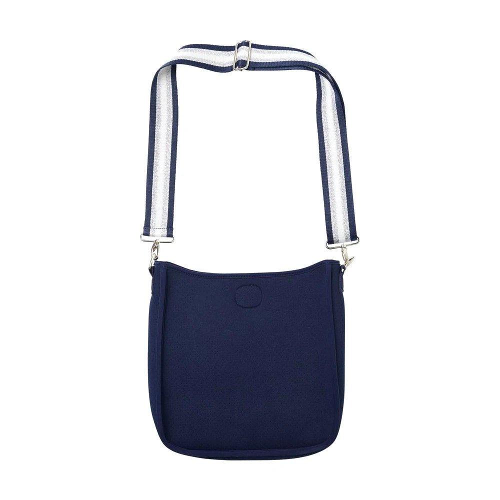 Large Capacity Neoprene Tote Bag for Women Casual Style Travel Shoulder Bag Chains Print Rivet for Pool Beach - Zeprah