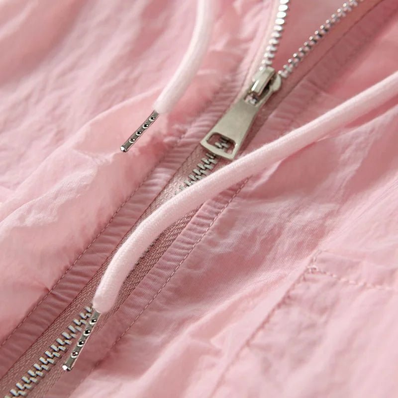 Lightweight Sun - protective Clothing Women's New Casual Loose Short Hooded Japanese Style Fashion Coat - Zeprah