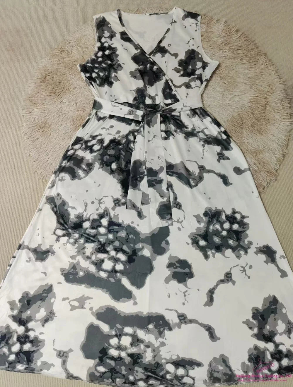 Long Dress Look Slimmer Women's Dresses Floral Printed Beach Dress - Zeprah