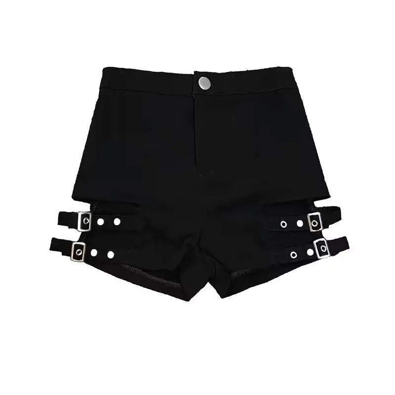 Look Slimmer A - line Boot - pants High Waist Shorts Loose Hot Pants - Zeprah